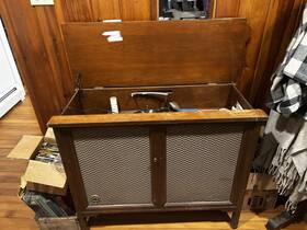 Gc1878-1 Webcor Record Player Console Vintage