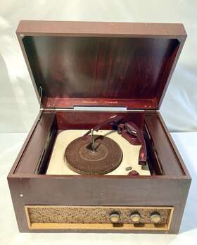 Mt1655-1a Webcor Vintage Musicale Coronet High Fidelity Record Player For Parts