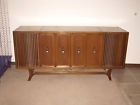 X940 Zenith Electronics Llc Mid Century Modern Stereo Console Danish Credenza Cabinet 1960s