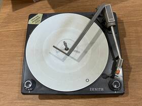 1297-g77 Zenith Vtg Zenith/voice Of Music Record Player/turntable With New Power Switch