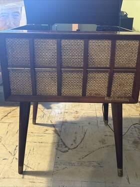 3a08 Zenith Vintage High Fidelity Record Player Hf 16