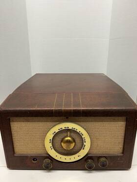 H661r Zenith Rare 1951 Cobra-matic Portable Radio / Record Player