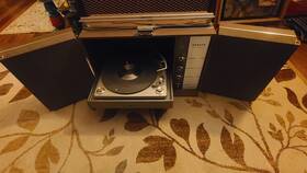 Mps-90w-1 Zenith Vtg Stereophonic Solid State Portable Record Player Turntable