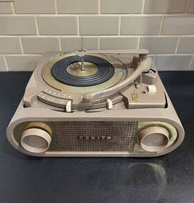 S-9011 Zenith Vtg Mcm Record Player Model - Rare 1953 Stroboscope S-9011 Zenith Vtg Mcm Record Player Model - Rare 1953 Stroboscope