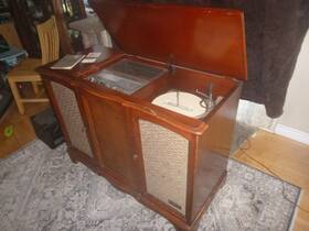Sff2535r1 Zenith 1961 Console Stereo Record Player Radio