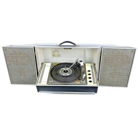 X554-1 Zenith Vintage Solid State Portable Stereophonic Phonograph Plays Read