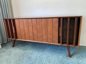 X930console Zenith 1967 X930 Y931 W Console Stereo Record Player Receiver Mid Century Modern