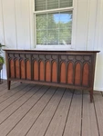 Mid Century Sears Silverstone Record Player/am/fm Radio Console. Fixed Price $600.00.