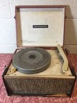 Vintage Philharmonic MF-0300-3 Console Tube Record Player Table Turns. Fixed Price $49.99.