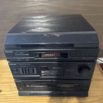 Panasonic SG-HM22 Am Fm Radio Stereo Dual Cassette Tape Turntable Sound System. Fixed Price $51.96.