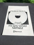 Vintage Sherwood ST-902 Mtd Auto Return Turntable Operating Instructions. Fixed Price $7.00.