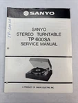Vintage Sanyo Service Manual Model Number Tp 600SA. Fixed Price $10.00.
