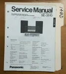 Panasonic 3510 Service Manual Repair Book Stereo Turntable Cassette Radio. Fixed Price $14.89.