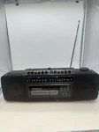 Vintage Magnavox Black Tape Player Radio Boombox 347H Working. Fixed Price $35.00.