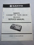 Vintage Sanyo Service Manual Model Number Rd 4300. Fixed Price $10.00.
