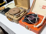 Lot 3 Vintage Portable Suitcase Record Players Rca Victor Imperial Singer As-is. Fixed Price $109.95.