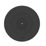Turntable Platter Mat Black Rubber Silicone Design For Universal To All. Fixed Price $23.50.
