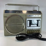 Vintage Sharp Radio Cassette Player GF-1740 Boom Box Dual Power Ext Sp Monitor. Fixed Price $52.24.