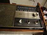 Vintage Rca Victor RHC48L Maple Wood Am/fm Tabletop Radio Early American Lighted. Fixed Price $35.99.