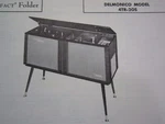 Delmonico 4TR-20S Phonograph -recorder- Radio Photofact. Fixed Price $7.50.