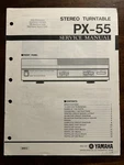 Yamaha PX-55 Stereo Turntable Record Player Service Manual Original Genuine Oem. Fixed Price $19.99.