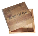 Audiosisc Wooden Storage Shipping Anyique Box Includes Audiodisc 1944. Fixed Price $84.44.