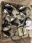 Lot Of 5 Califone Headphones 2924AV-P & 1218AV-PY Listening Center W/ Case. Fixed Price $60.00.