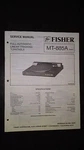 Fisher MT-885A Service Manual Original Book Stereo Turntable Record Player. Fixed Price $25.00.