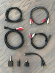 Lot Of Mixed Audio Cables And Adapters - Rca, 3.5MM Trs Radioshack. Fixed Price $12.49.