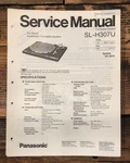 Technics / Panasonic SL-H07 SL-H307U Turntable Service Manual *original*. Fixed Price $19.97.