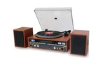 Techplay Wood Shelf Stereo System & Record Player Bluetooth Cd Am/fm Radio 40W. Fixed Price $249.95.