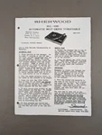 Sherwood SEL-100 Automatic Belt-drive Turntable D-2682. Fixed Price $54.95.