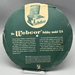 Operating Instructions Webcor Holiday Vtg Record Player Phonograph Model 124 50S. Fixed Price $18.99.