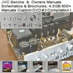 Jvc Service Manuals & Owners, Amplifier Receiver Tuner, Audio, Computer Dvd. Fixed Price $12.97.
