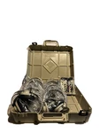 Califone 1218AV-01-P Lot Of 2924AV-P Headphones W/jackbox 1218AV-PY W/case*nib. Fixed Price $60.50.