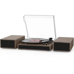 Vinyl Record Player With Dual Stereo Bookshelf Speakers Vintage Wooden. Fixed Price $158.20.