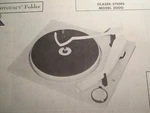 Glaser-steers 3000 Record Changer Turntable Photofact. Fixed Price $7.50.