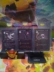 Blackout 1ST Pokederp Turtblast, Bloominonion, Zardichar Evolved Starter Trio. Fixed Price $39.95.