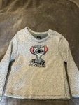 Disney Lilo & Stitch Top Medium 8-10 Sherpa More Snacks Warm Comfy C115. Fixed Price $7.33.