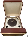 Vintage General Electric RP-1112A Portable Record Player Turntable Radio Work. Fixed Price $175.00.