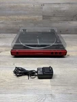 Audio-technica AT-LP60X Red Turntable Fully Automatic Belt Drive Tested Read !!!. Fixed Price $99.99.