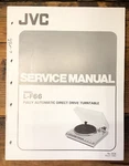 Jvc L-F66 Record Player / Turntable Service Manual *original*. Fixed Price $24.97.