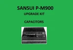Turntable Sansui P-M900 Repair Kit All Capacitors. Fixed Price $45.00.