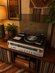 Vintage 1970S Zenith Integrated Stereo Turntable Cassette Model IS4070 Nice. Fixed Price $149.95.