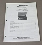 Mitsubishi Turntable DP-EC10 Service Manual D-4135. Fixed Price $64.95.
