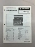 Sanyo Gxt 220 Original Service Manual Free Shipping. Fixed Price $14.00.