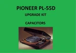 Turntable Pioneer PL-55D Repair Kit All Capacitors. Fixed Price $46.00.