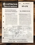 Hitachi HT-L70 Record Player / Turntable Service Manual *original*. Fixed Price $19.97.