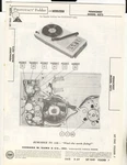 Sams Photofact Penncrest Model 4373, Record Player, Original Hard Copy. Fixed Price $5.15.