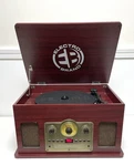 4 In 1 Electro Brand Record Player. Aux, Radio, Cd Player,. Fixed Price $79.87.